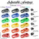 Footpegs adjustable #Kaiman KTM/ Beta/ Husqvarna/ Sherco/ Husaberg, red