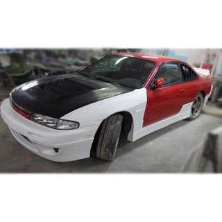 Nissan Silvia S14 front fender, ROCK-Style | +25 mm