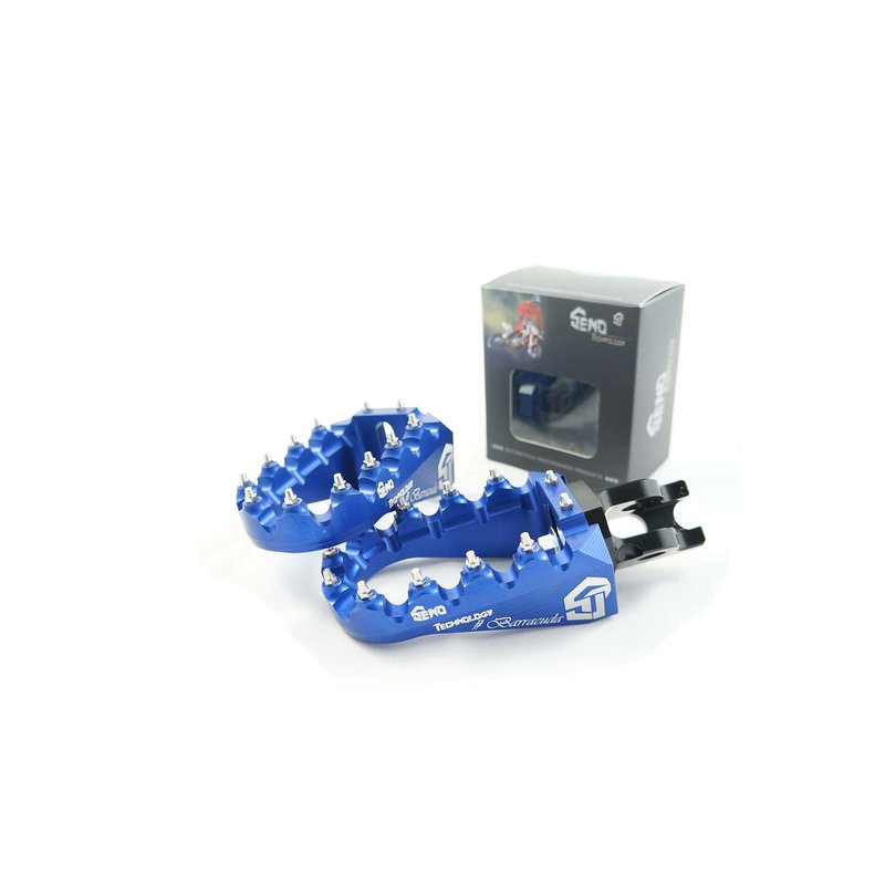 Footpegs adjustable #Barracuda KTM/ Husqvarna 16-, blue
