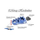 Footpegs adjustable #Moray Yamaha 96-/ GASGAS 99-, blue