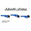 Footpegs adjustable #Barracuda KTM/ Beta/ Husqvarna/ Sherco/ Husaberg, orange