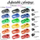 Footpegs adjustable #Barracuda KTM/ Beta/ Husqvarna/ Sherco/ Husaberg, orange